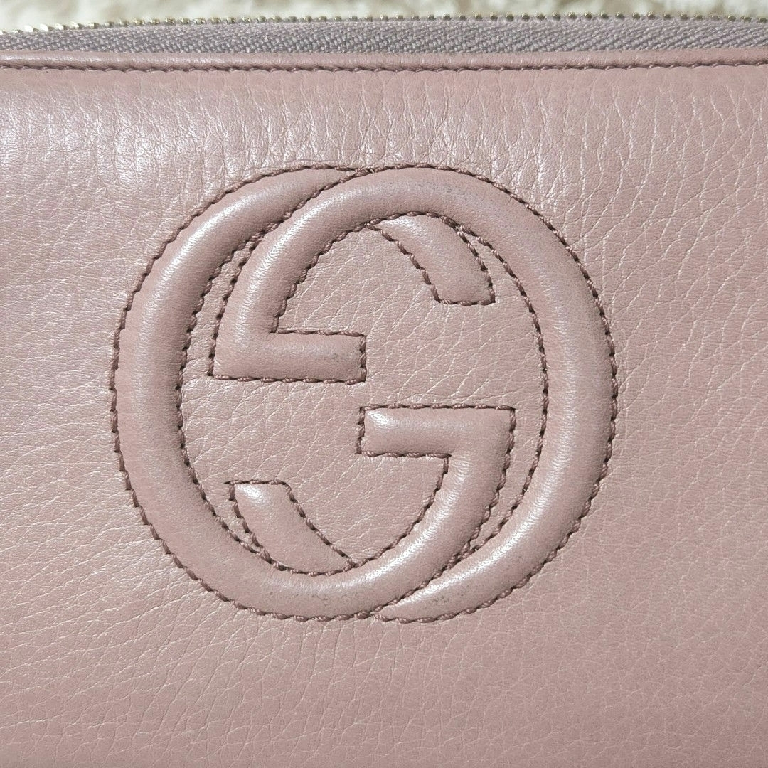 Gucci(グッチ)のGUCCI ソーホー インターロッキング タッセル ラウンドファスナー 長財布 レディースのファッション小物(財布)の商品写真