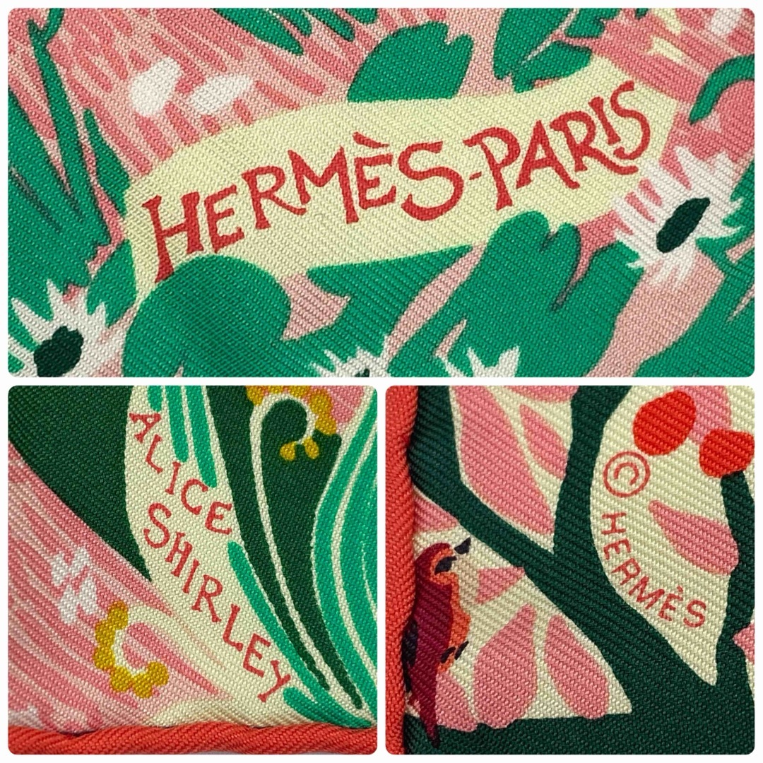 Hermes(エルメス)の超希少 ★HERMES★ プチカレ 英国式庭園にて ALICE SHIRLEY レディースのファッション小物(バンダナ/スカーフ)の商品写真