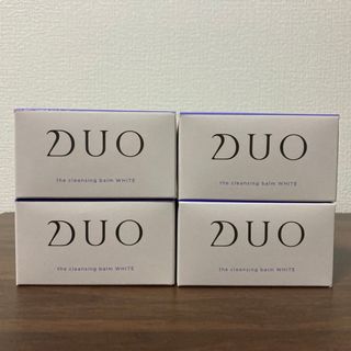 デュオ(DUO)の【新品未使用品】DUO ザ クレンジングバーム ホワイト 90g×4(クレンジング/メイク落とし)