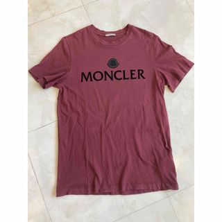 モンクレール(MONCLER)のサイズS】モンクレール   MONCLER 半袖Tシャツ ボルドー　スタッツ(Tシャツ/カットソー(半袖/袖なし))