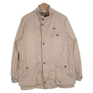 バーバリー(BURBERRY)のBURBERRY LONDON バーバリーロンドン スタンドカラー マルチポケットジャケット ベージュ BBP10-226-04 Size L(その他)