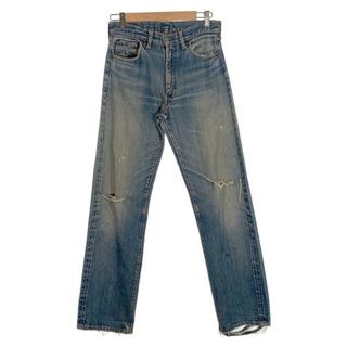 リーバイス(Levi's)の60-70's LEVI'S リーバイス 502 BIG E デニムパンツ インディゴ トップ裏16 スコービルジッパー Size w74cm(デニム/ジーンズ)