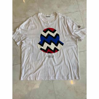 モンクレール(MONCLER)のサイズXL】モンクレール   MONCLER 半袖Tシャツ センターロゴ(Tシャツ/カットソー(半袖/袖なし))