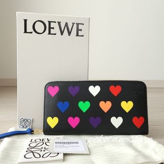 ロエベ(LOEWE)の未使用【ロエベ】希少　ハートモチーフ　ジップ　アラウンドウォレット　長財布(財布)