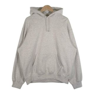 シュプリーム(Supreme)のSUPREME シュプリーム 23AW Satin Applique Hooded Sweatshirt サテンアップリケ フーデッドスウェットシャツ パーカー アッシュグレー Size L(パーカー)