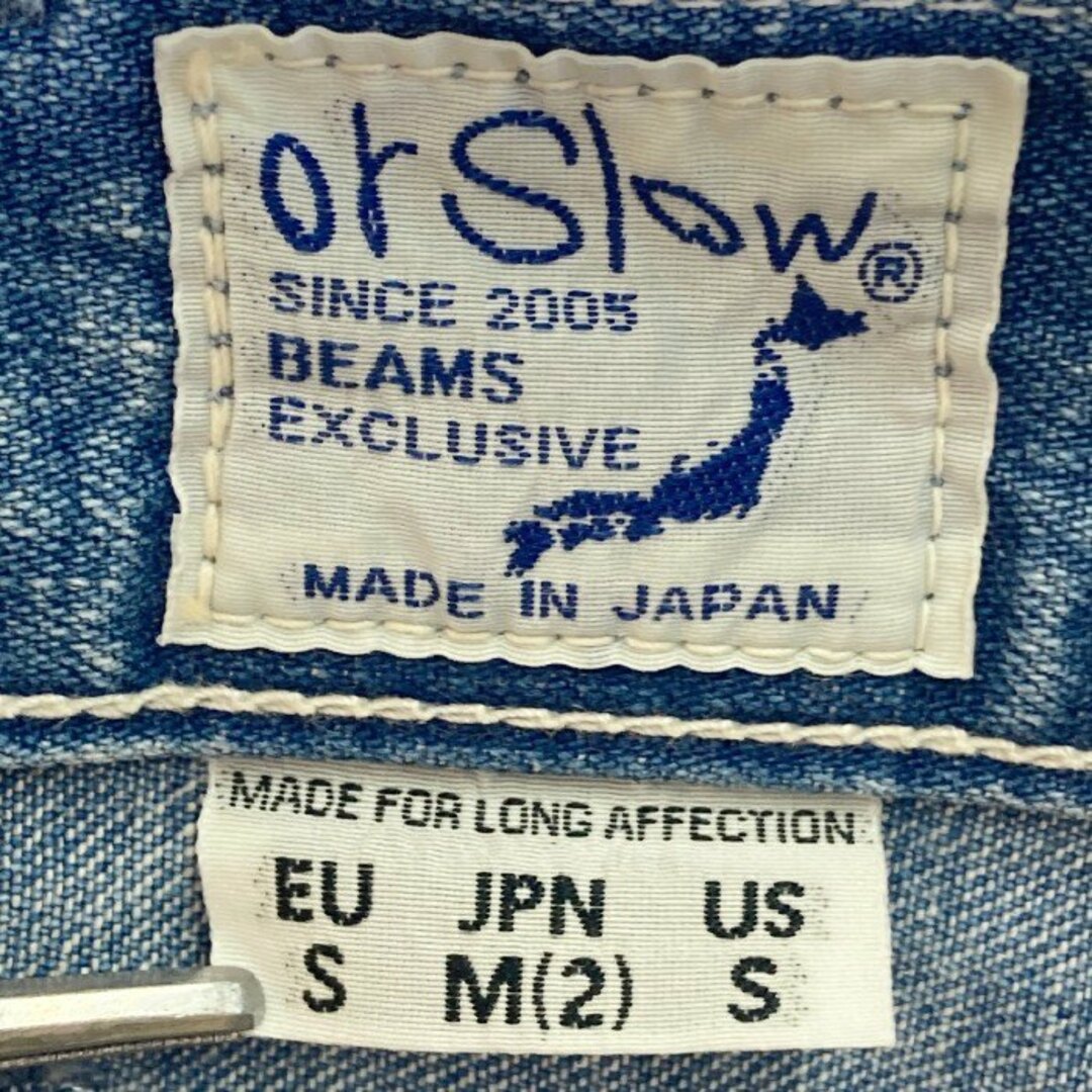 orSlow(オアスロウ)の★orSlow オアスロウ ペインターパンツ ペイント加工 インディゴ sizeM メンズのパンツ(デニム/ジーンズ)の商品写真