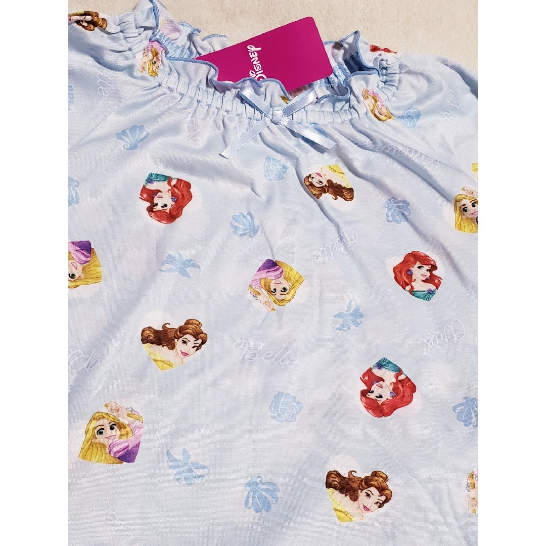 Disney(ディズニー)の新品 120 半袖パジャマ ナイトウェア ルームウェア ディズニー プリンセス キッズ/ベビー/マタニティのキッズ服女の子用(90cm~)(パジャマ)の商品写真