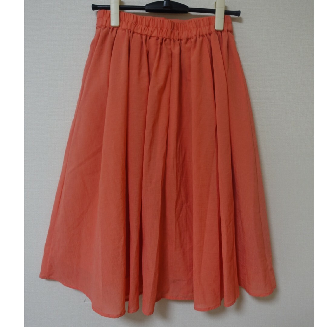 Rope' Picnic(ロペピクニック)の匿名配送　ロペピクニック　タックベルトサップギャザー レディースのスカート(ひざ丈スカート)の商品写真