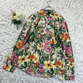 ポールスミス(Paul Smith)の極美品 入手困難 ポールスミス シャツ 花柄 アニマル Lサイズ 長袖(シャツ)