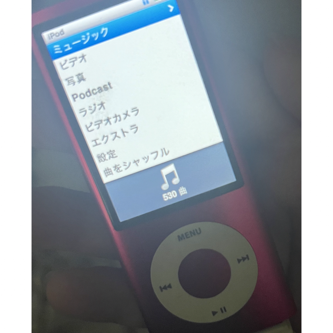 iPod(アイポッド)のiPodnano スマホ/家電/カメラのオーディオ機器(ポータブルプレーヤー)の商品写真