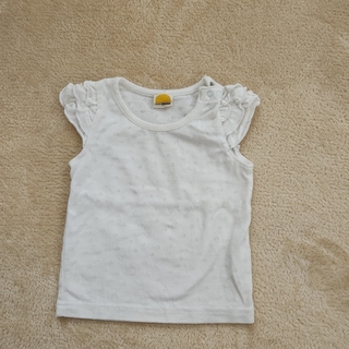 ムージョンジョン(mou jon jon)のムージョンジョン 半袖Tシャツ 白 80(Ｔシャツ)