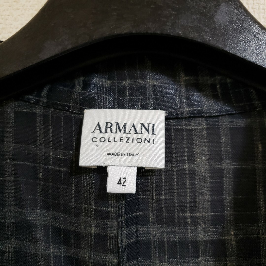 ARMANI COLLEZIONI(アルマーニ コレツィオーニ)の美品　アルマーニコレツォーニ　ベスト　ジレ　シースルー　ノースリーブ　サイズ42 レディースのトップス(ベスト/ジレ)の商品写真