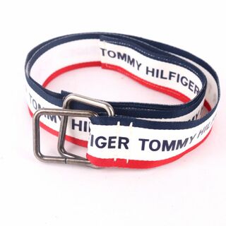 TOMMY HILFIGER - トミーヒルフィガー ベルト ロゴ ブランド 小物 レディース メンズ ネイビー TOMMY HILFIGER