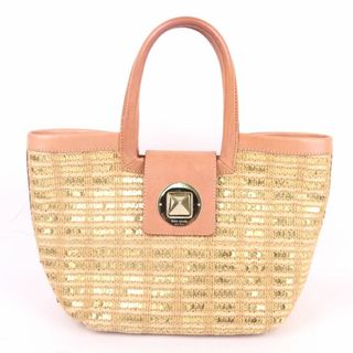 ケイトスペードニューヨーク(kate spade new york)のケイトスペード ハンドバッグ かごバッグ スパンコール ブランド 鞄 カバン レディース ベージュ Kate Spade(ハンドバッグ)