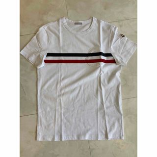 モンクレール(MONCLER)のサイズS】モンクレール   MONCLER 半袖Tシャツ ホワイト(Tシャツ/カットソー(半袖/袖なし))