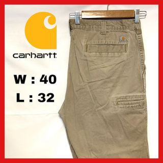 カーハート(carhartt)の90s 古着 カーハート ワークパンツ チノパン 40×32(ワークパンツ/カーゴパンツ)