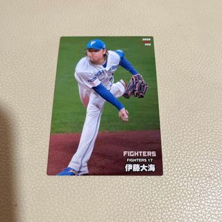 カルビー(カルビー)のプロ野球チップス　伊藤大海(シングルカード)