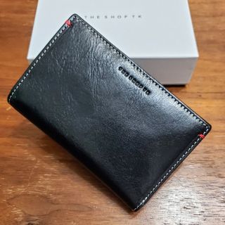 タケオキクチ(TAKEO KIKUCHI)のTHE SHOP TK　新品　メンズ　レザーウォレット(ベジタブル/ブラニ折)(折り財布)