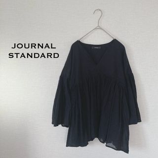 ジャーナルスタンダード(JOURNAL STANDARD)のジャーナルスタンダード　ギャザーブラウス　コットン100% インド製(シャツ/ブラウス(長袖/七分))