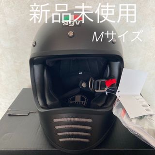 エージーブイ(AGV)の【新品未使用】 agv ヘルメット　Ｘ101  マットブラック　バイザー付 M(ヘルメット/シールド)