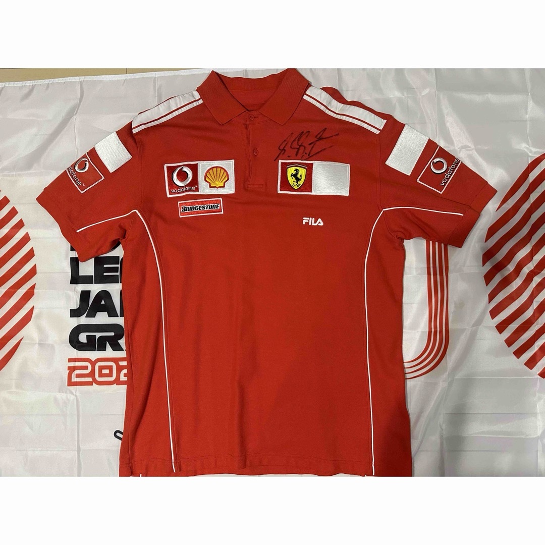 ミハエルシューマッハ】直筆サイン入り2004年フェラーリf1チーム ミハエルシューマッハ】直筆サイン入り2004年フェラーリf1チーム