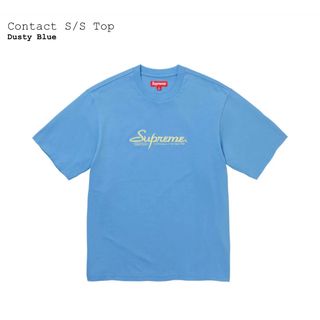 シュプリーム(Supreme)のSupreme Contact S/S Top "Dusty Blue"(Tシャツ/カットソー(半袖/袖なし))