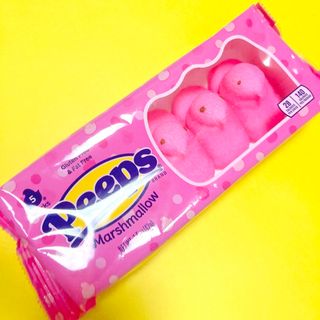 コストコ(コストコ)のアメリカ お菓子 peeps ピープス マシュマロ ピンク 日本未発売(菓子/デザート)