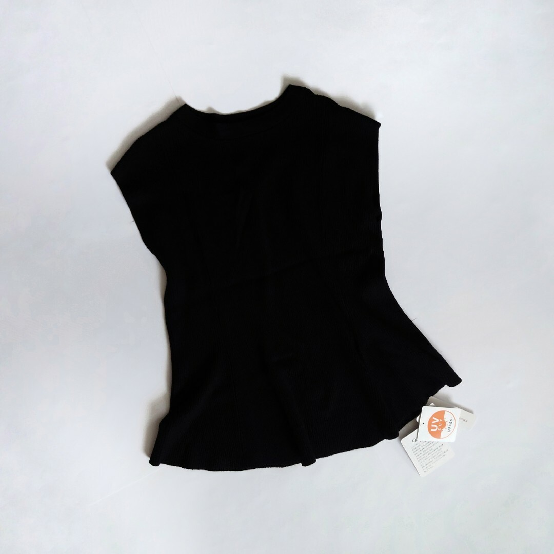 Pierrot (ピエロ)のシルクタッチ フレンチフレアニット Pierrot 洗える UVカットタグ付き レディースのトップス(ニット/セーター)の商品写真
