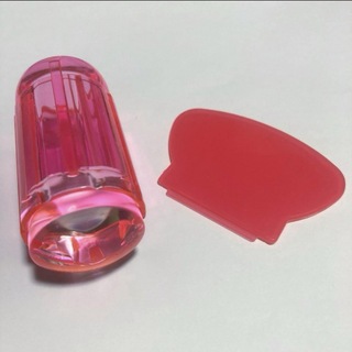 【ピンク】ネイル スタンパー&スクレイパー セット(ネイル用品)