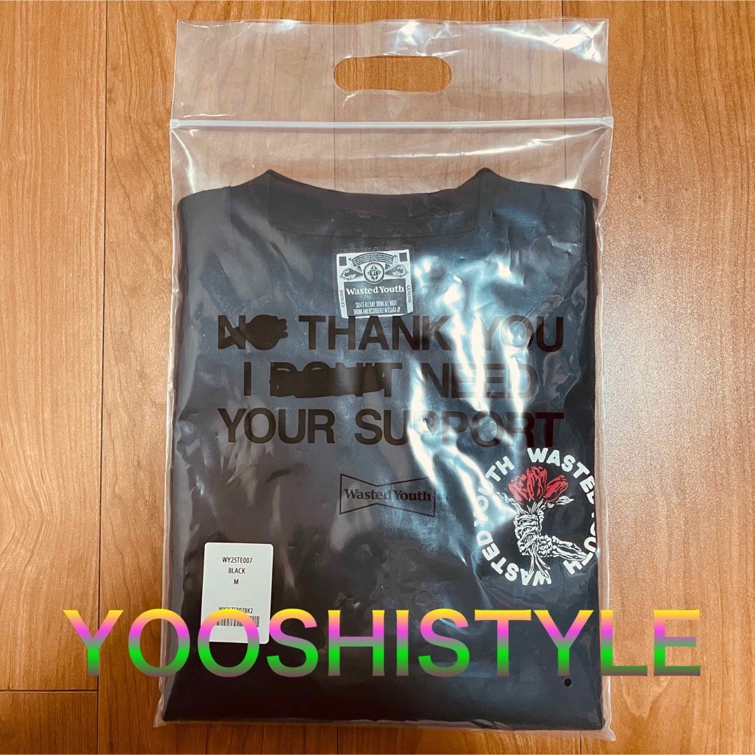 Wasted Youth T-shirt ウエステッドユース Lサイズ メンズのトップス(Tシャツ/カットソー(半袖/袖なし))の商品写真