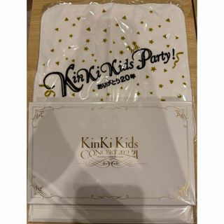 キンキキッズ(KinKi Kids)の【KinKi Kids】会報ファイル 、購入特典ハンドタオル(アイドルグッズ)