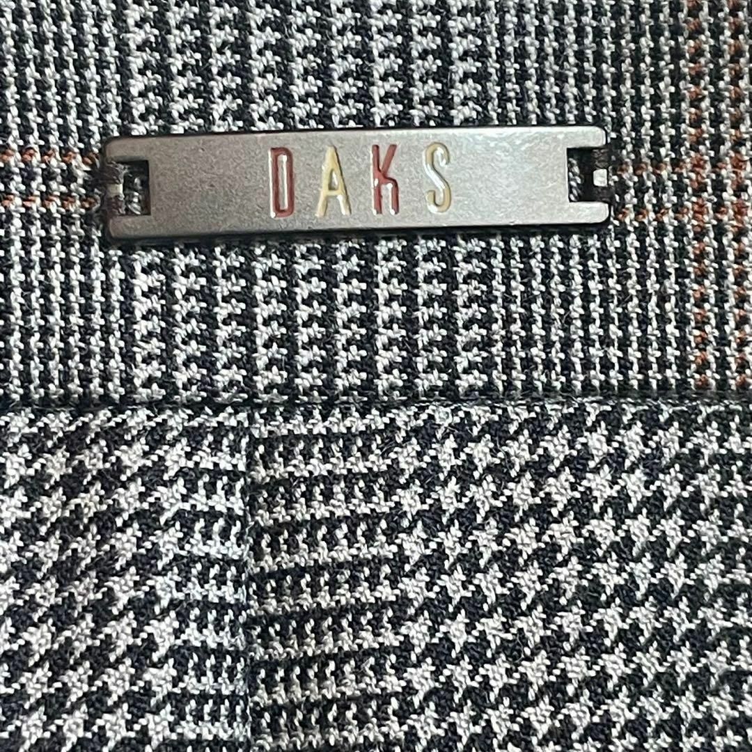 DAKS(ダックス)のDAKS ダックス　タイトスカート　グレータータンチェック　ウール×カシミヤ40 レディースのスカート(ひざ丈スカート)の商品写真