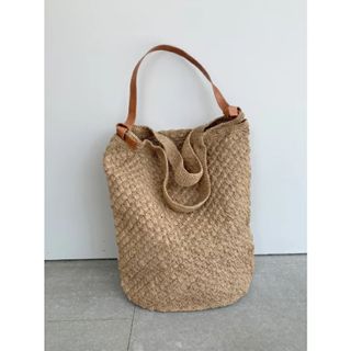 MADE IN MADA KAFIA BAG カゴバッグ Tea ラフィア 