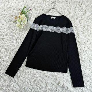 レッドヴァレンティノ(RED VALENTINO)の極美品 入手困難 レッドヴァレンティノ ニット レース M 羊毛 高年式(ニット/セーター)