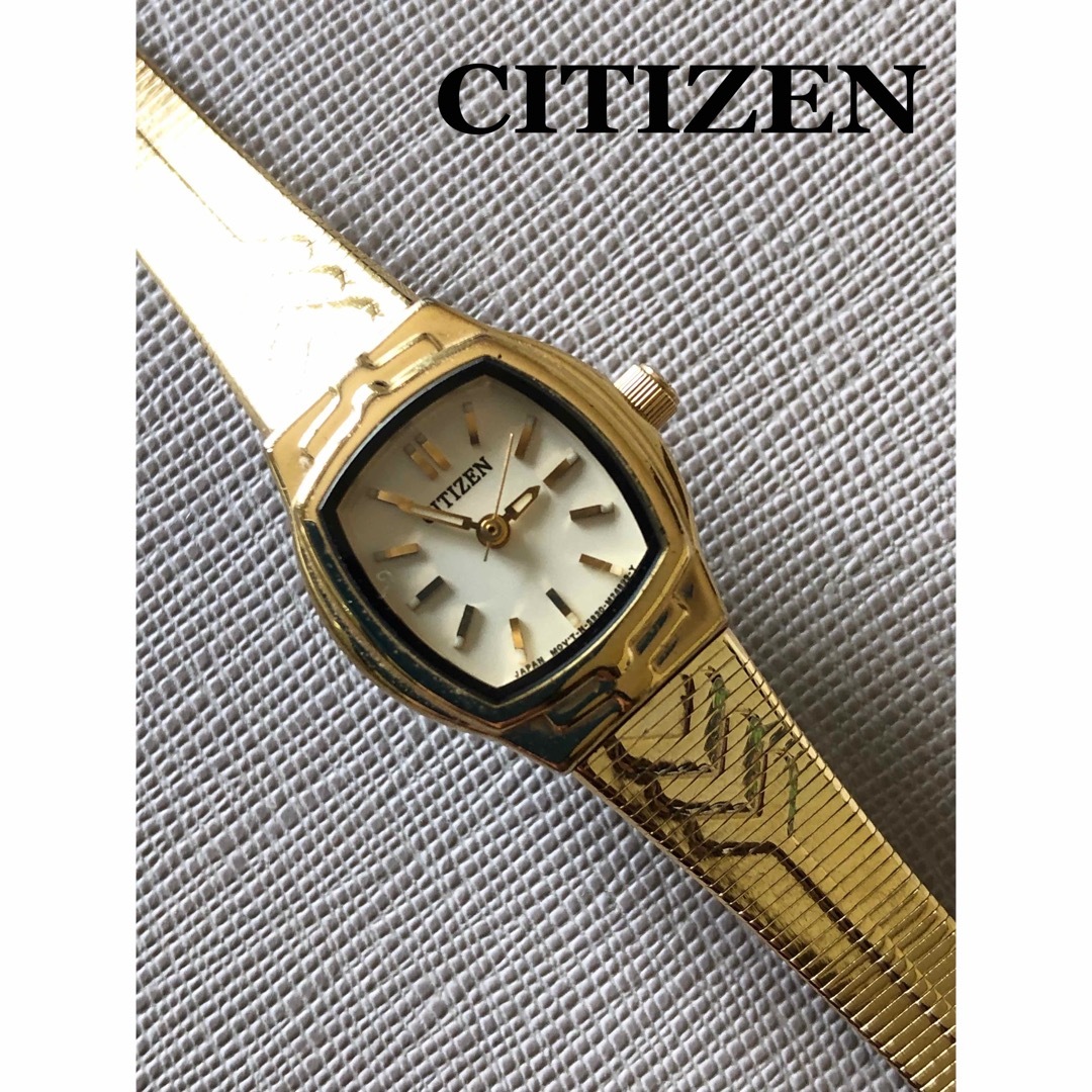 匿名配送　シチズン 逆輸入モデル CITIZEN ゴールド レディース 腕時計