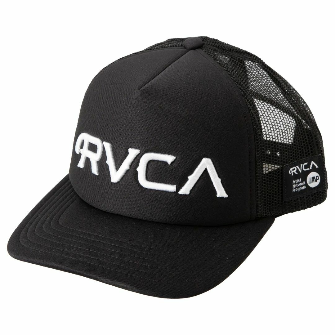 RVCA(ルーカ)のMr CARTOON RVCA 5PANEL TRUCKER HAT CAP 黒 メンズの帽子(キャップ)の商品写真