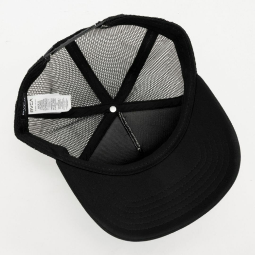 RVCA(ルーカ)のMr CARTOON RVCA 5PANEL TRUCKER HAT CAP 黒 メンズの帽子(キャップ)の商品写真