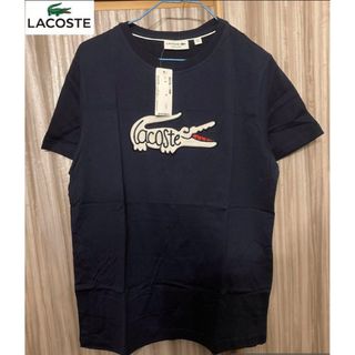 ラコステ(LACOSTE)のLACOSTE  ビックロゴ　Tシャツ 新品未使用‼️ Mサイズ(Tシャツ/カットソー(半袖/袖なし))