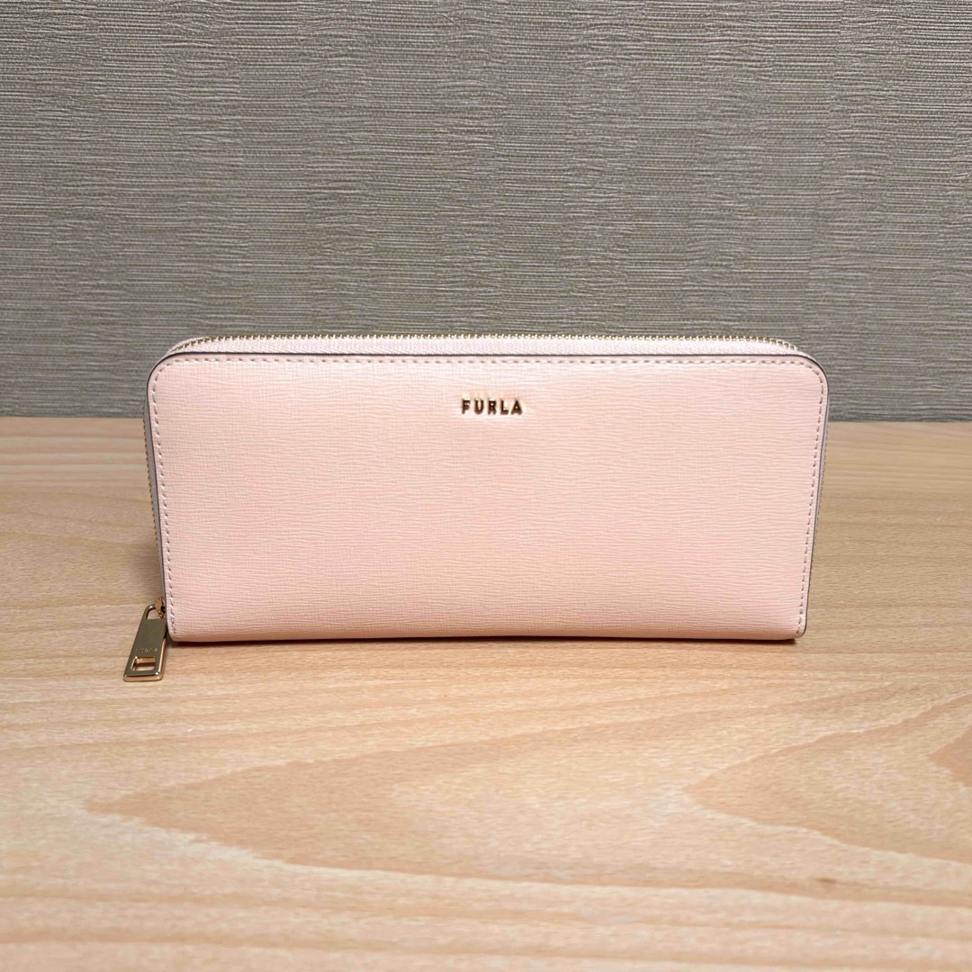 Furla(フルラ)の新品未使用★ FURLA フルラ レザー ラウンドファスナー 長財布 ピンク レディースのファッション小物(財布)の商品写真