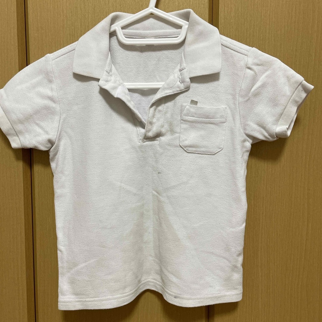 スクールポロシャツ110 キッズ/ベビー/マタニティのキッズ服男の子用(90cm~)(Tシャツ/カットソー)の商品写真