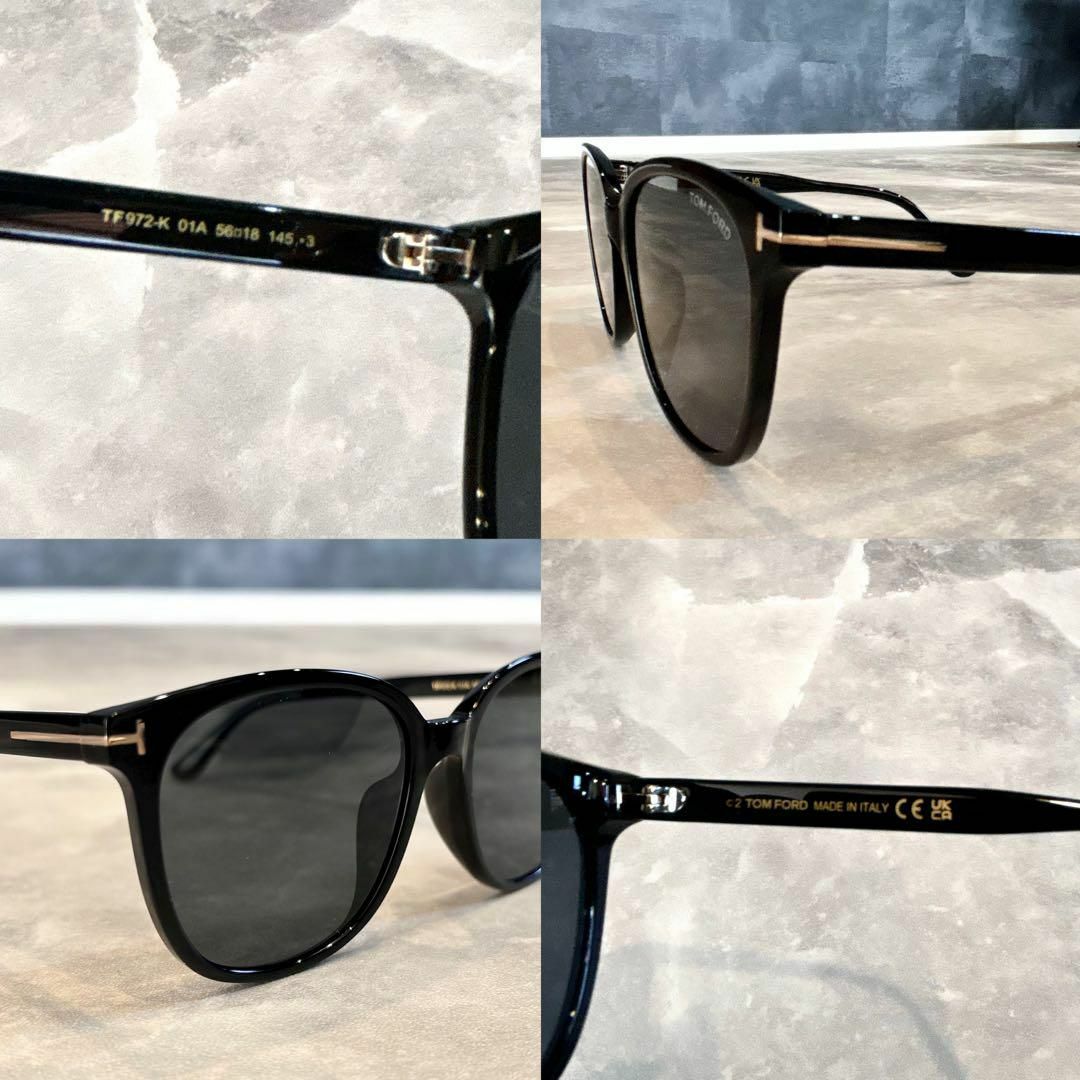 TOM FORD EYEWEAR(トムフォードアイウェア)の【人気】正規品トムフォードFT972  TF972 黒サングラス 56mm新品 メンズのファッション小物(サングラス/メガネ)の商品写真