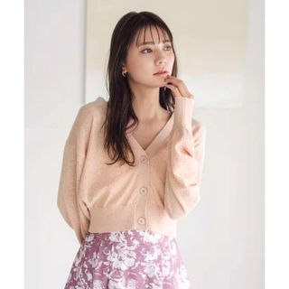 PROPORTION BODY DRESSING - プロポーションボディドレッシング　今期　ブークレーショートカーディガン　新品