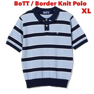 シュプリーム(Supreme)のBoTT Border Knit Polo XL ボーダー ニットポロ(ポロシャツ)