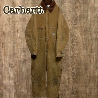 carhartt - Carhartt カーハート　オールインワン　つなぎ　ブラウン　中綿