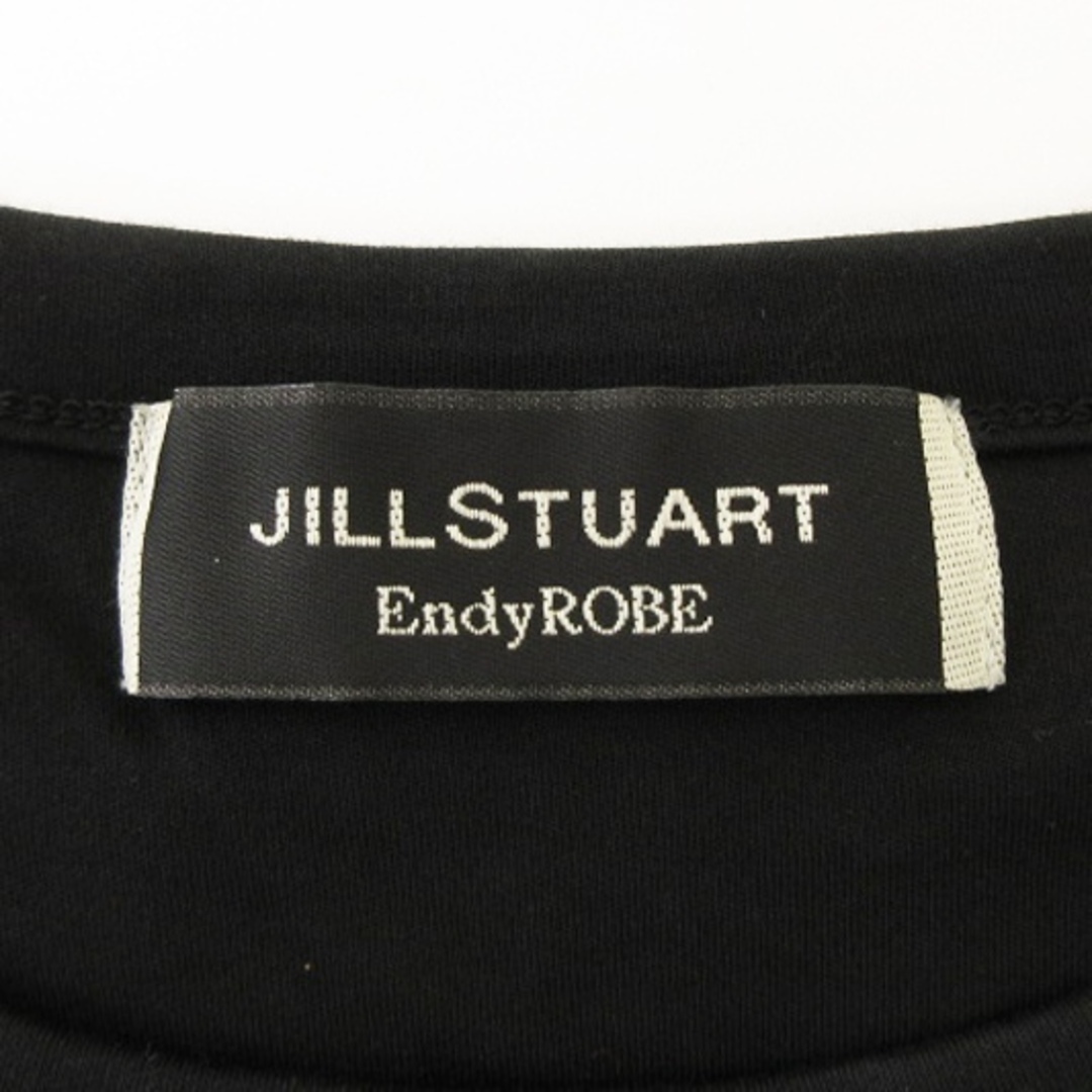 JILLSTUART(ジルスチュアート)のジルスチュアート エンディローブ リュド カットソー Tシャツ 長袖 黒 F レディースのトップス(Tシャツ(長袖/七分))の商品写真