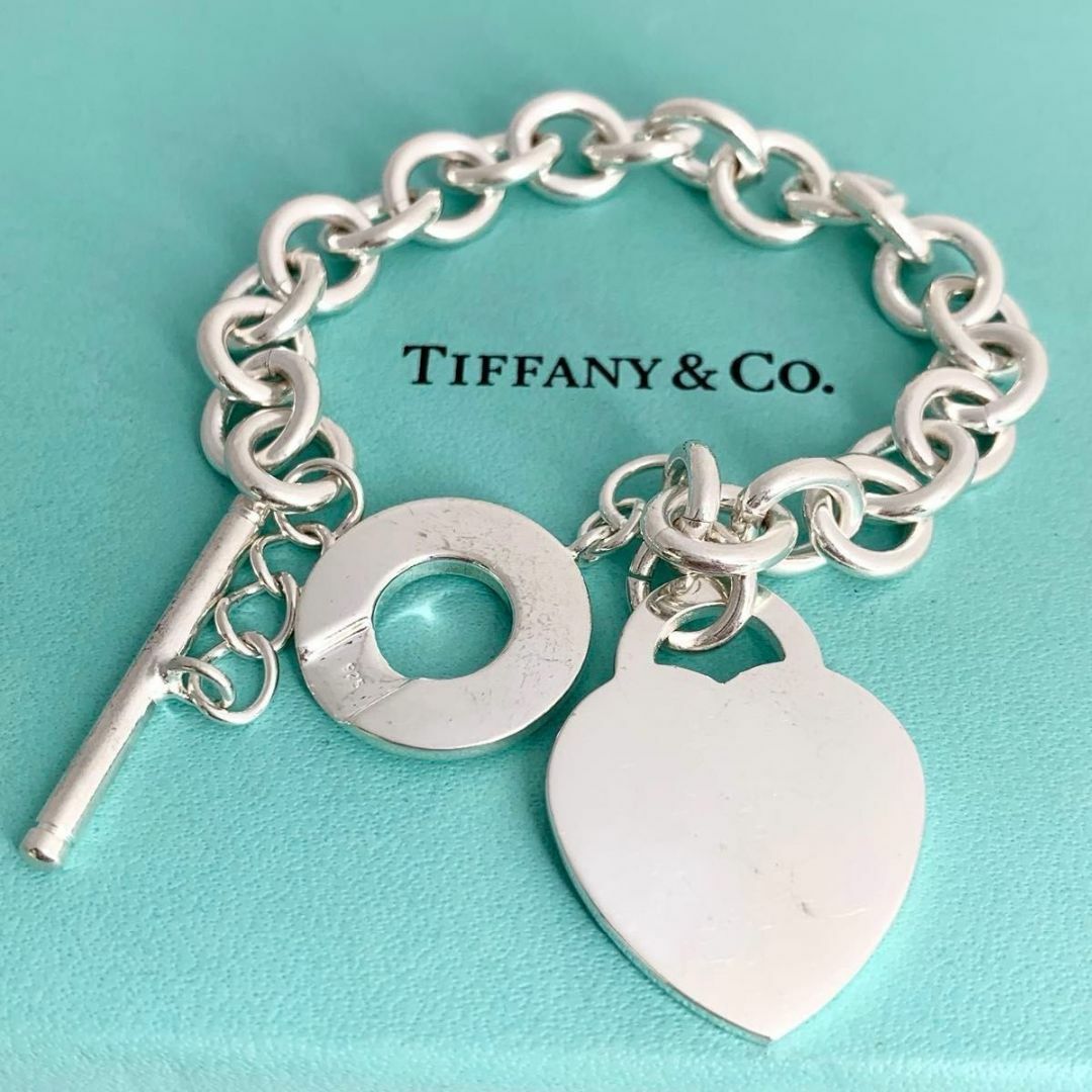 Tiffany & Co.(ティファニー)のティファニー 新品磨き リターントゥ トグル ハート ブレスレット 希少 cw9 レディースのアクセサリー(ブレスレット/バングル)の商品写真