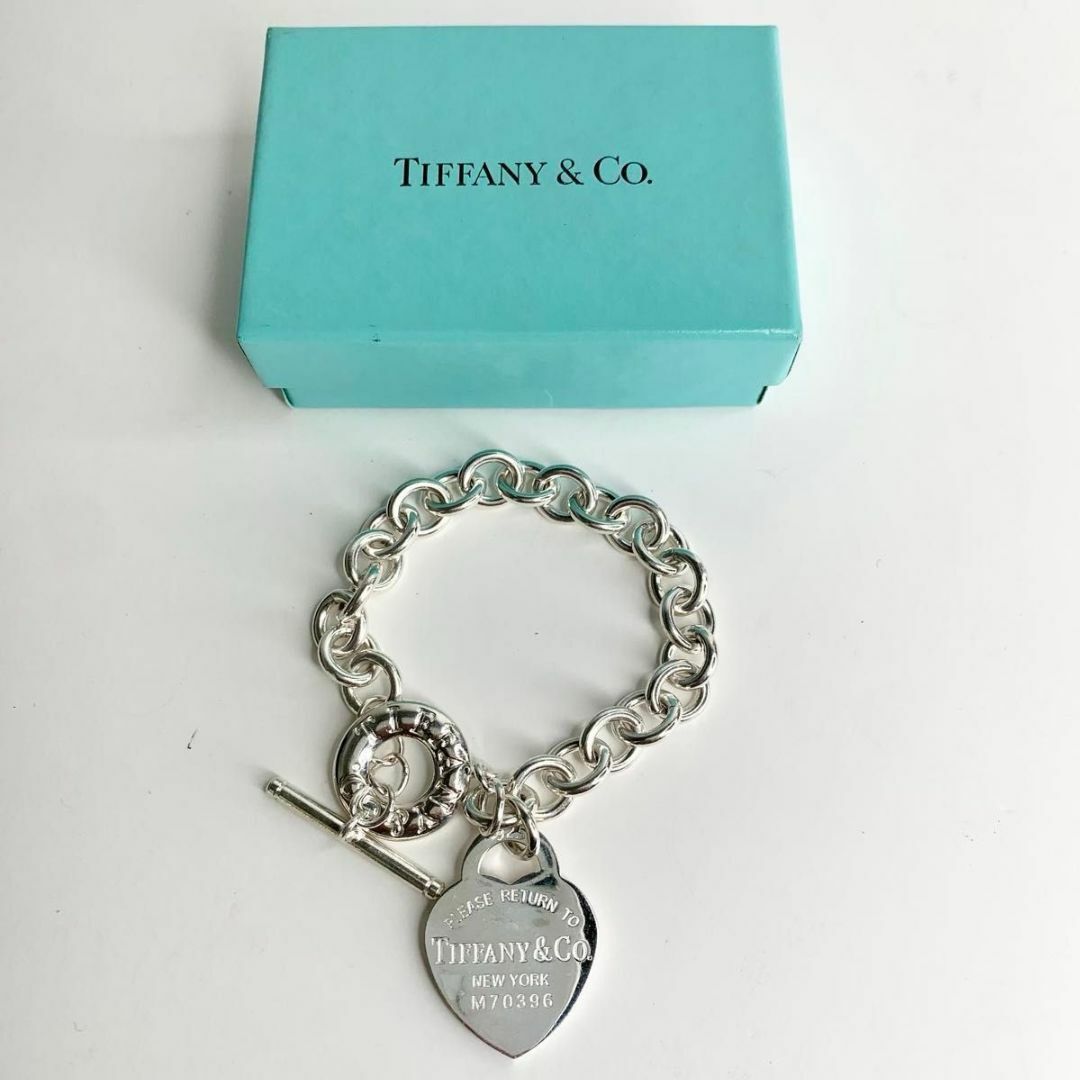 Tiffany & Co.(ティファニー)のティファニー 新品磨き リターントゥ トグル ハート ブレスレット 希少 cw9 レディースのアクセサリー(ブレスレット/バングル)の商品写真