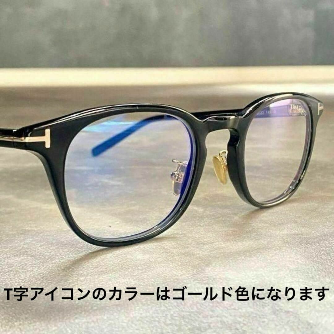 TOM FORD EYEWEAR(トムフォードアイウェア)の超人気！新品★TOMFORD高級メガネ TF5725 アジアンフィット黒ゴールド メンズのファッション小物(サングラス/メガネ)の商品写真