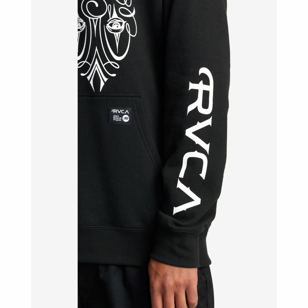 RVCA - MR CARTOON RVCA CLOWNS PULLOVER HOODIE 黒の通販 by