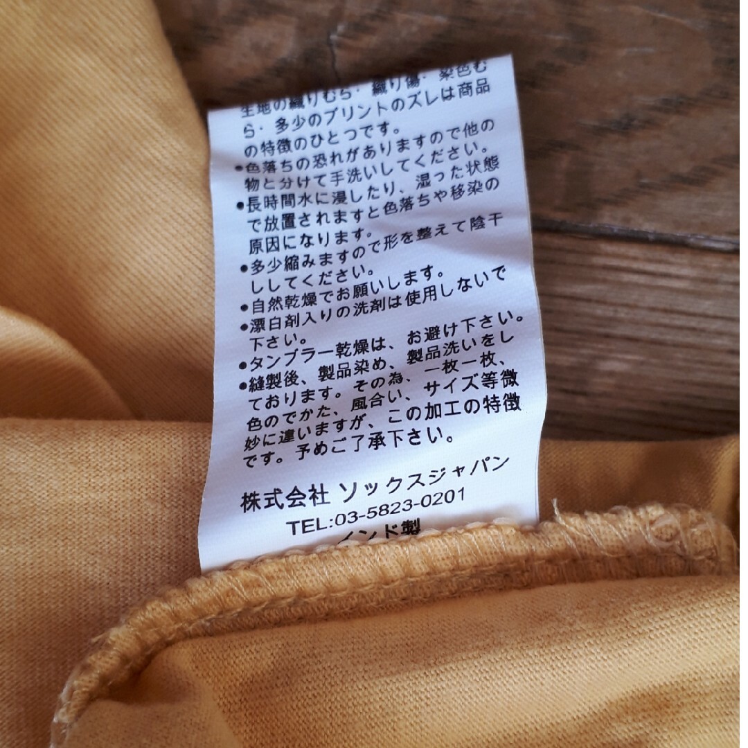 【新品　インド綿のTシャツ】 レディースのトップス(Tシャツ(半袖/袖なし))の商品写真